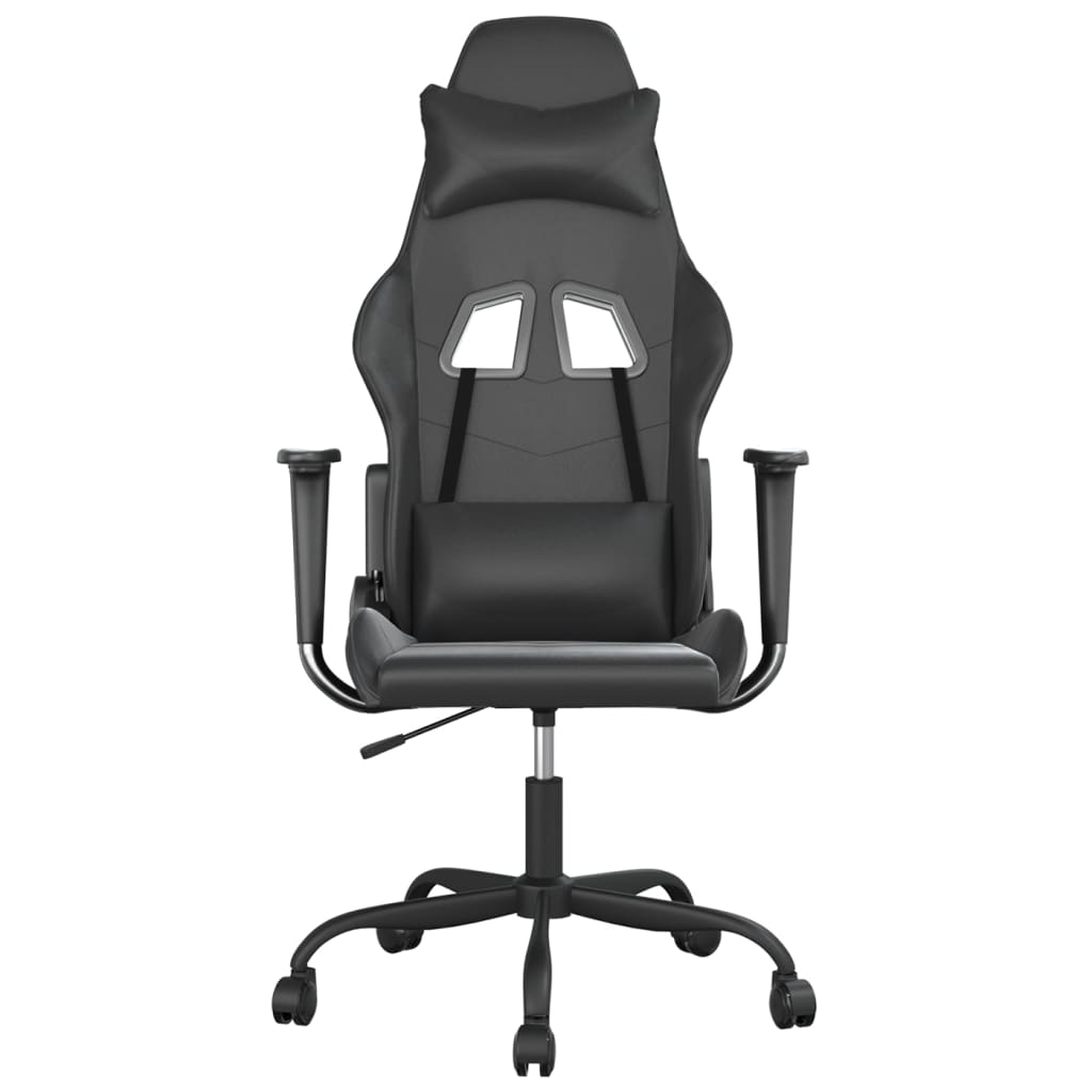 gamingstol kunstlæder sort