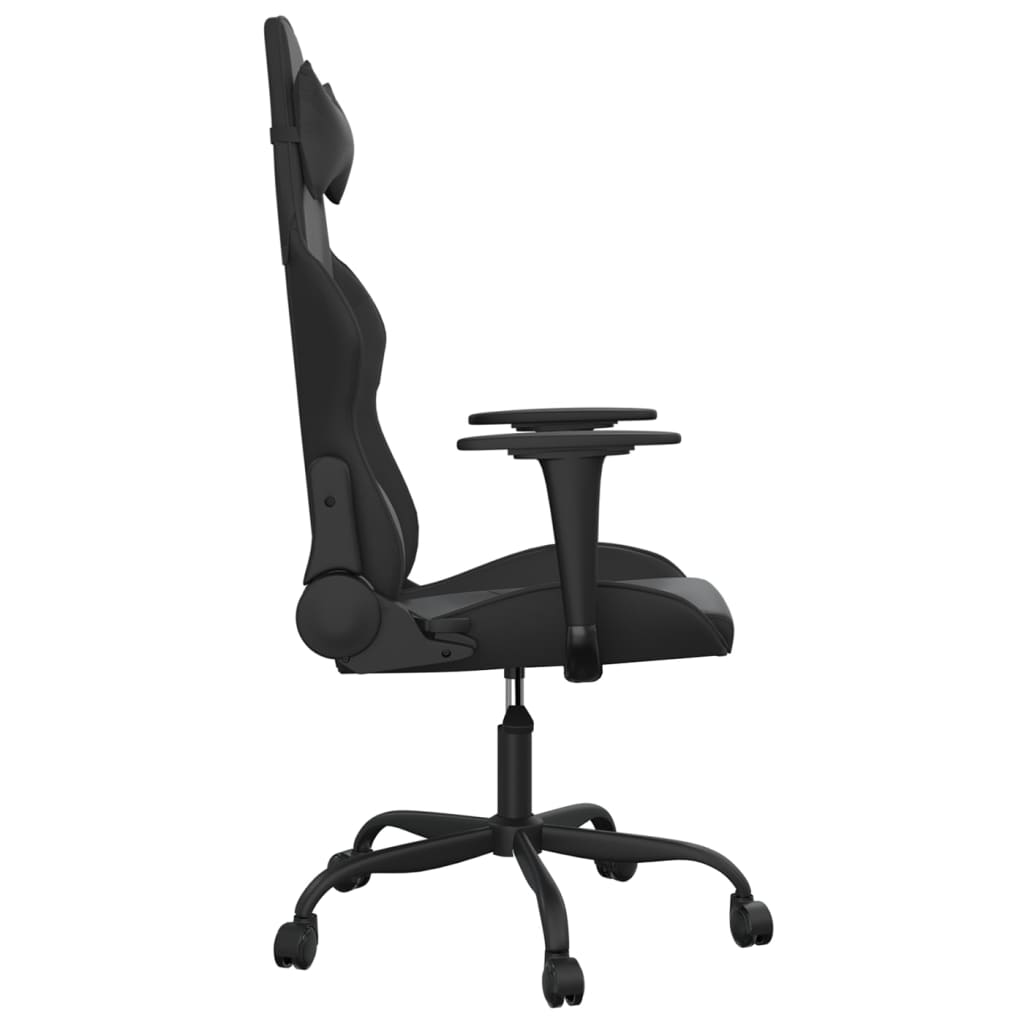 gamingstol kunstlæder sort