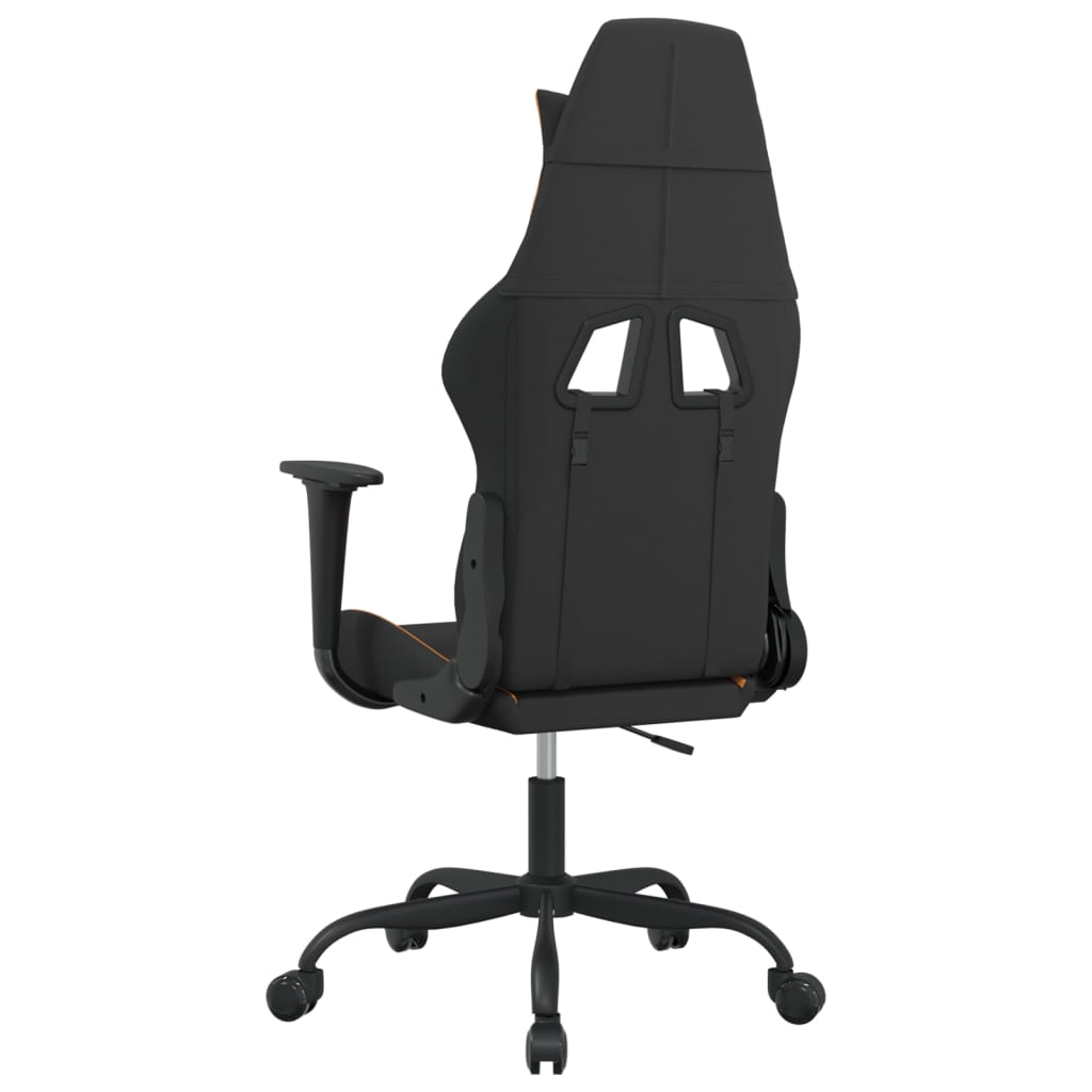gamingstol stof sort og orange