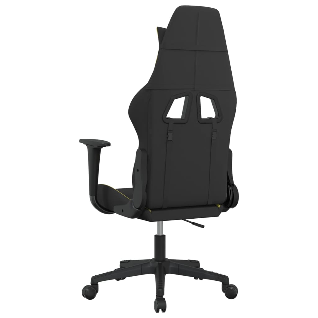 gamingstol stof Sort og lysegrønt stof