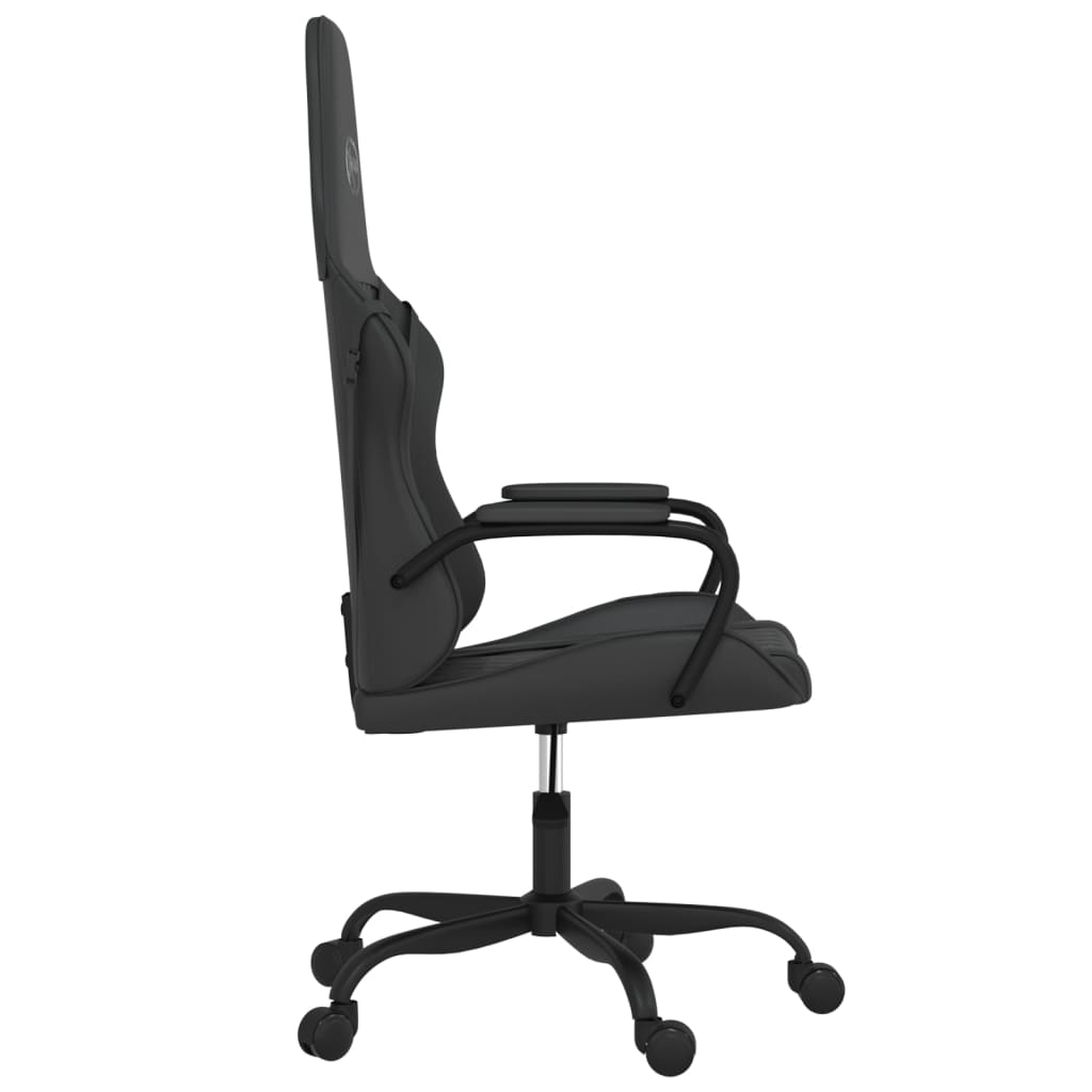 gamingstol kunstlæder sort