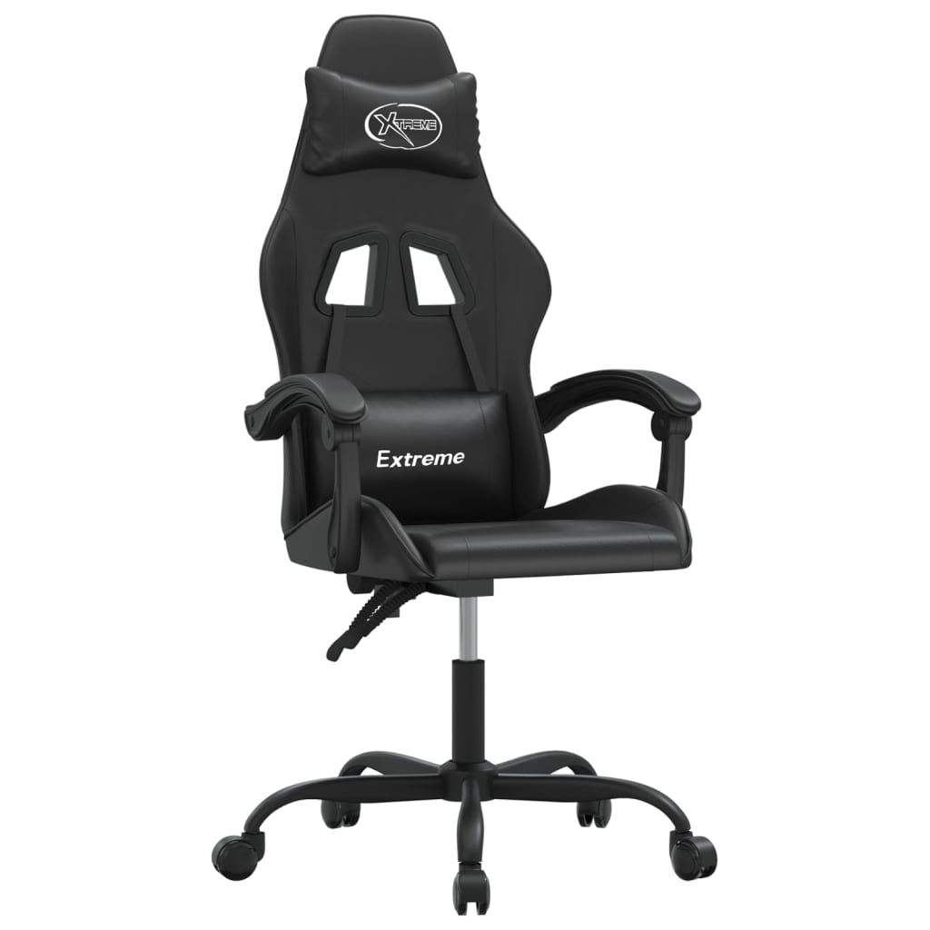 gamingstol kunstlæder sort
