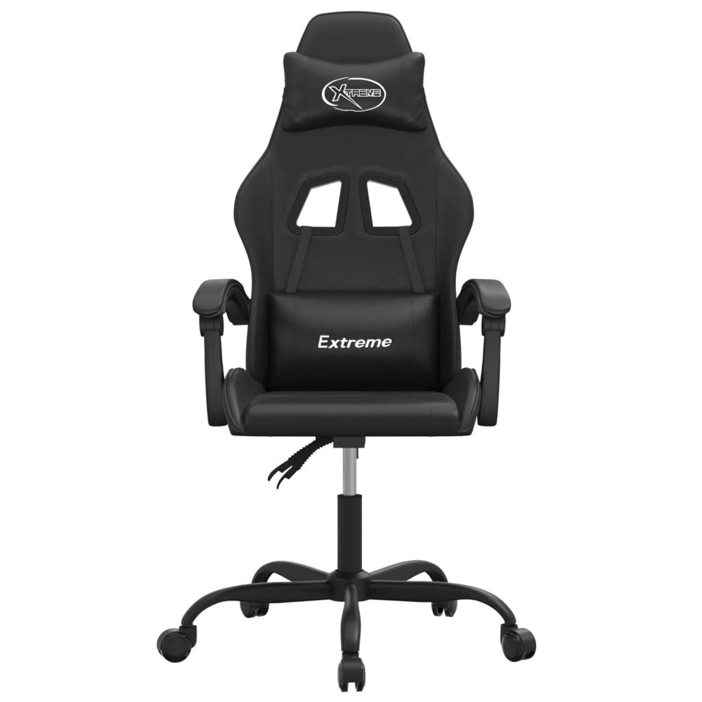 gamingstol kunstlæder sort