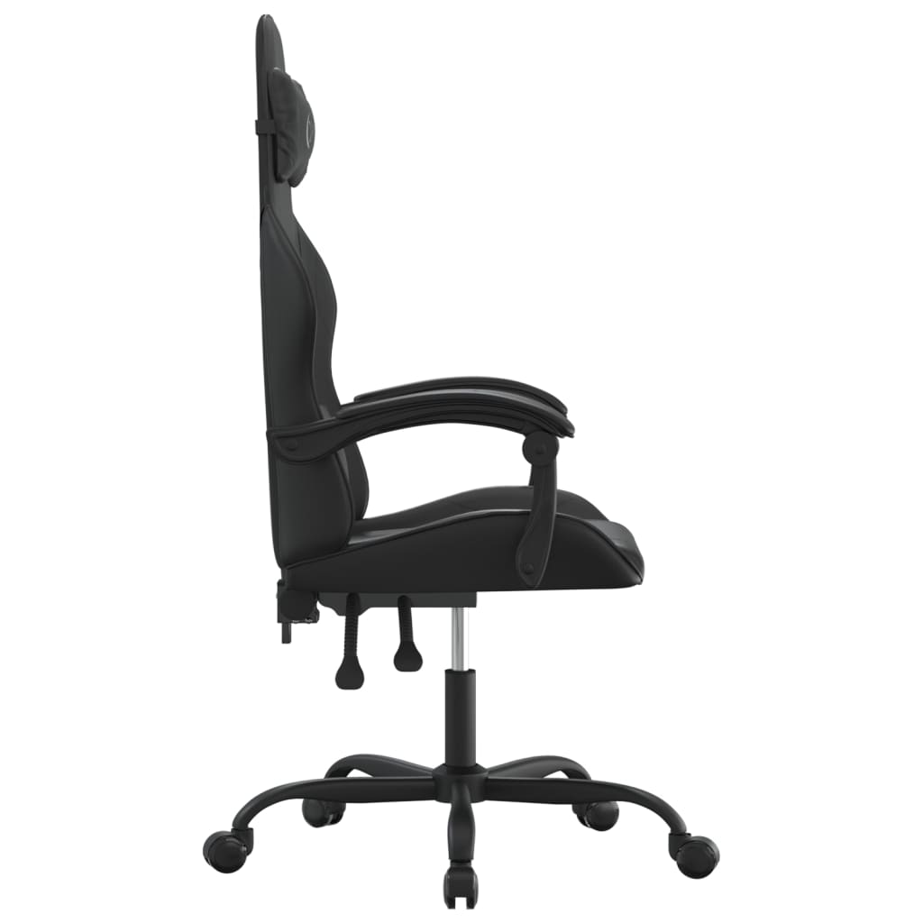 gamingstol kunstlæder sort