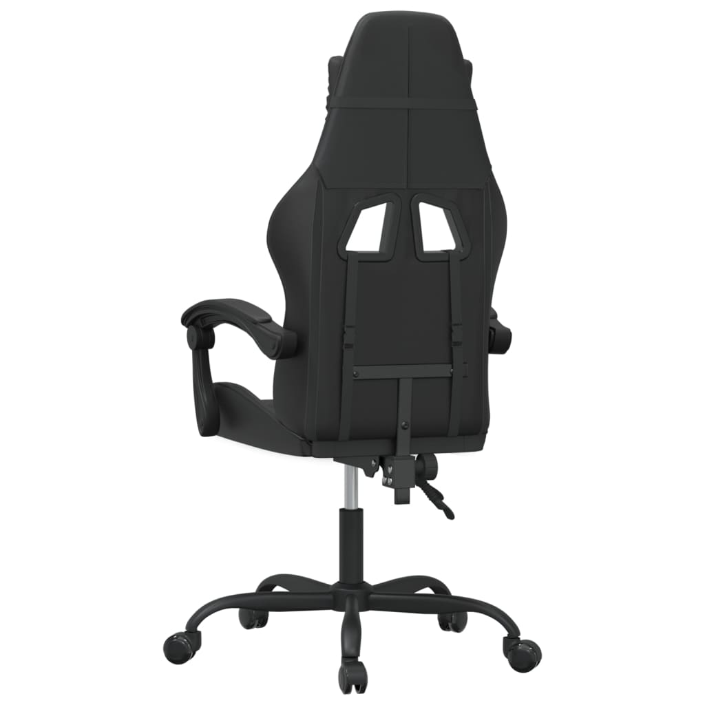 gamingstol kunstlæder sort