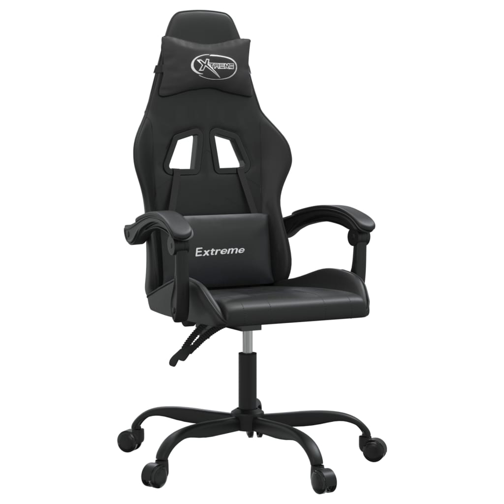 gamingstol kunstlæder sort