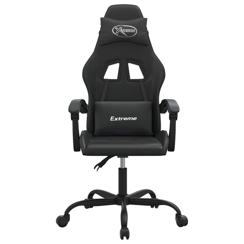 gamingstol kunstlæder sort