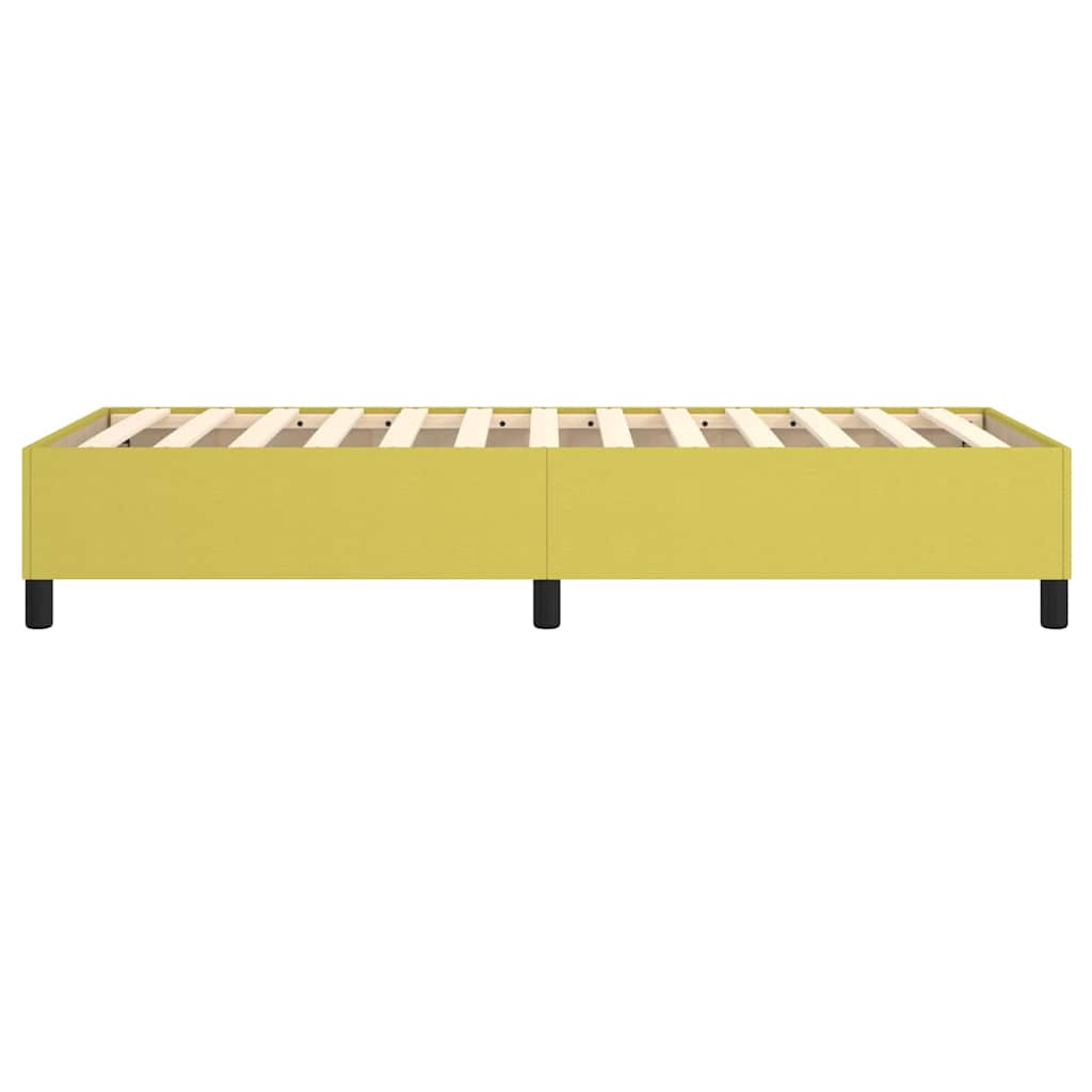 Boxspring sengeramme 90x190 cm stof grøn