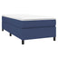 Boxspring sengeramme 100x200 cm stof blå