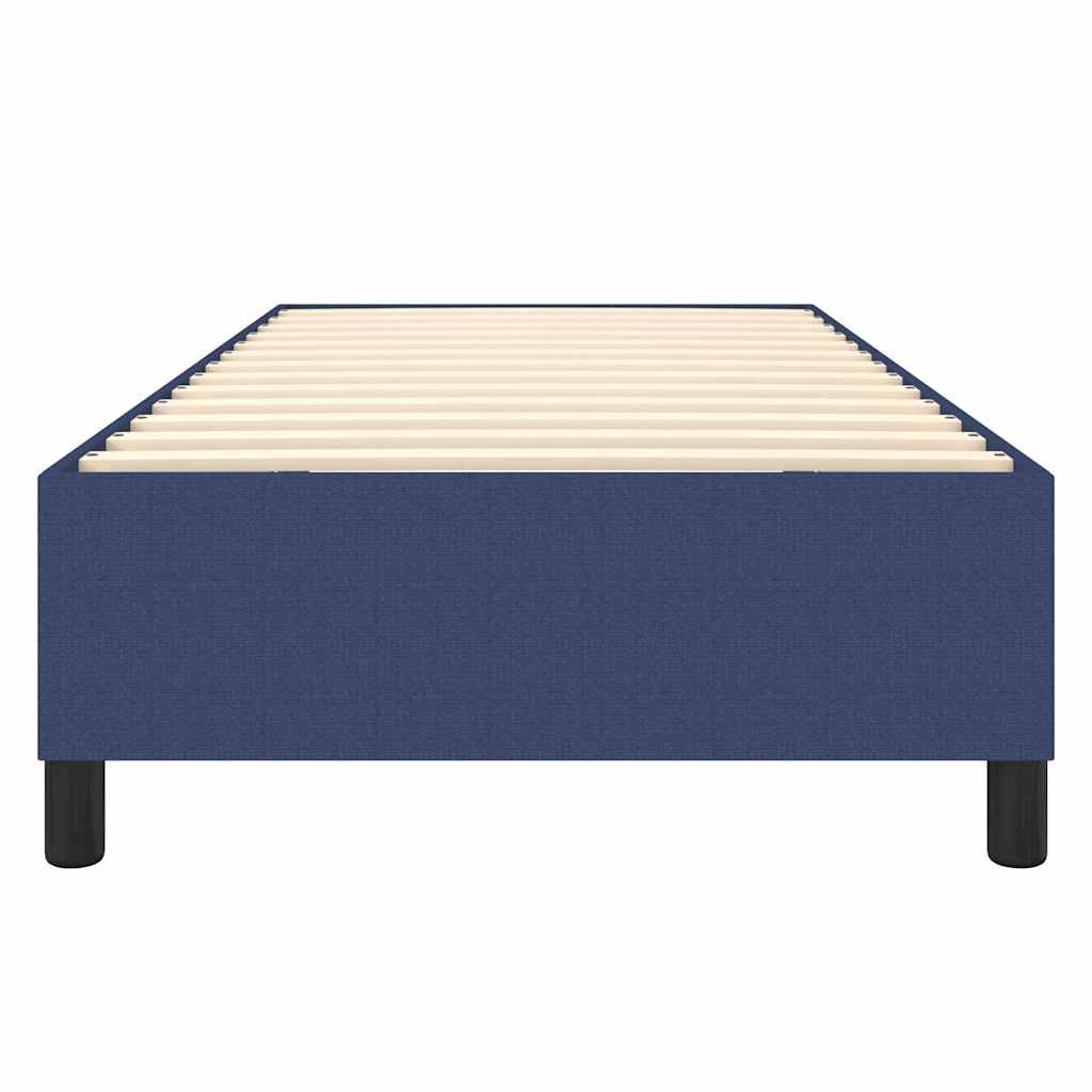 Boxspring sengeramme 100x200 cm stof blå