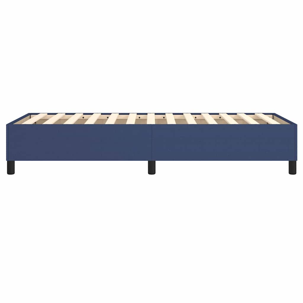 Boxspring sengeramme 100x200 cm stof blå
