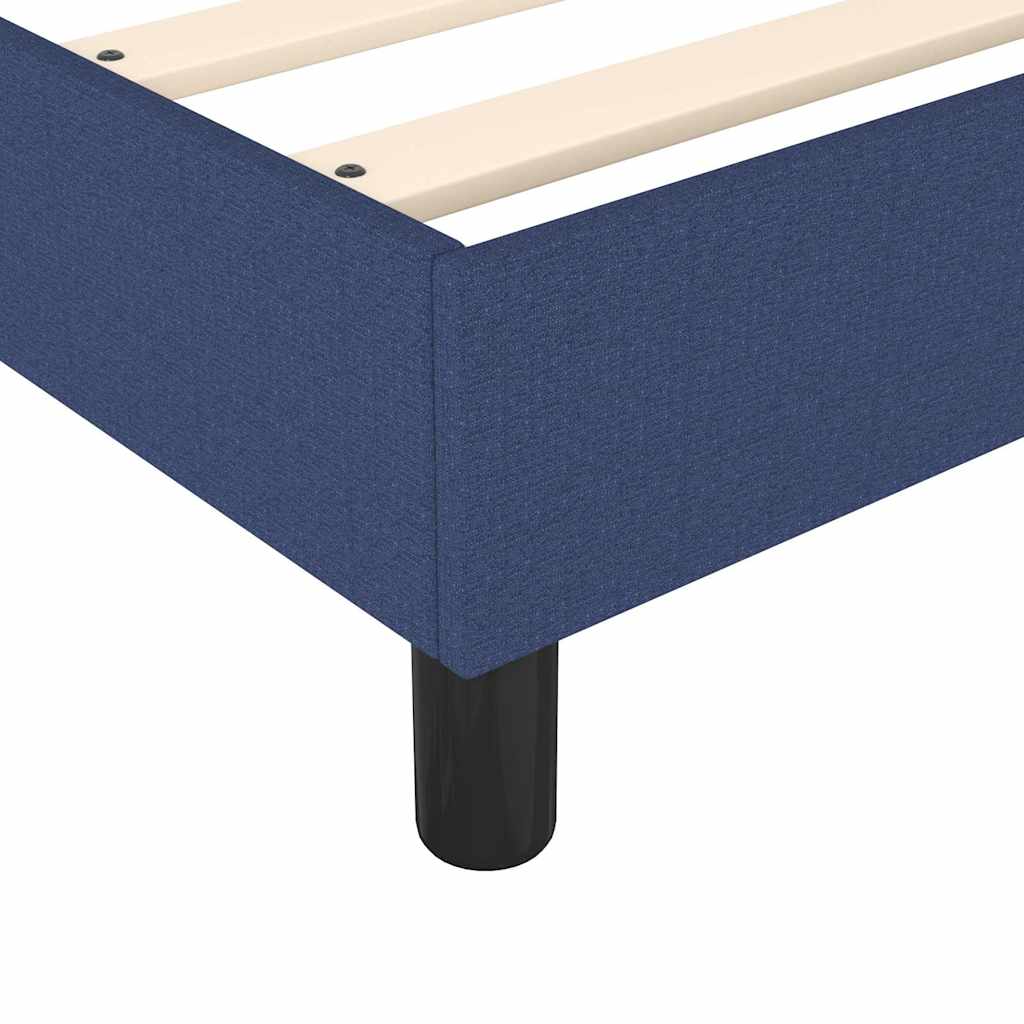 Boxspring sengeramme 100x200 cm stof blå
