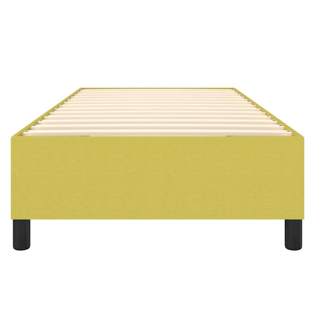Boxspring sengeramme Grøn 100x200 cm Stof