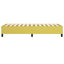Boxspring sengeramme Grøn 100x200 cm Stof