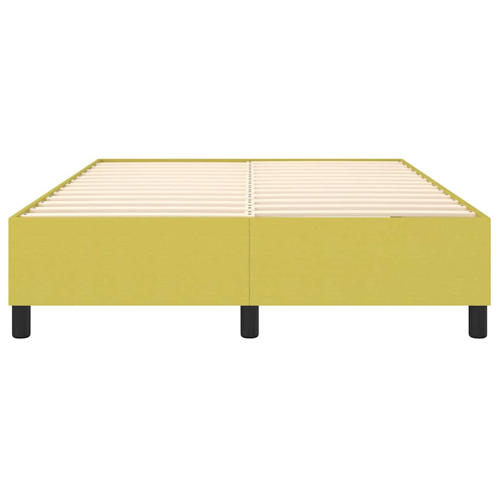 Boxspring sengeramme Grøn 140x190 cm Stof
