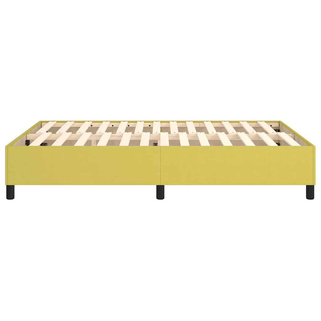 Boxspring sengeramme Grøn 140x190 cm Stof