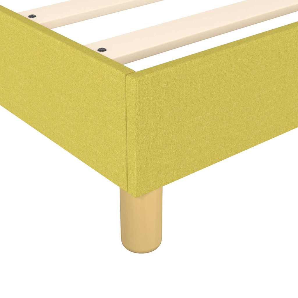 Boxspring sengeramme 90x190 cm stof grøn
