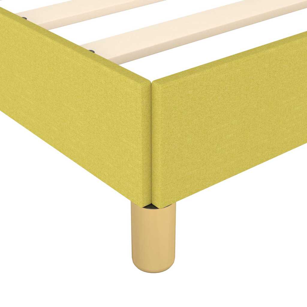 Boxspring sengeramme Grøn 180x200 cm Stof