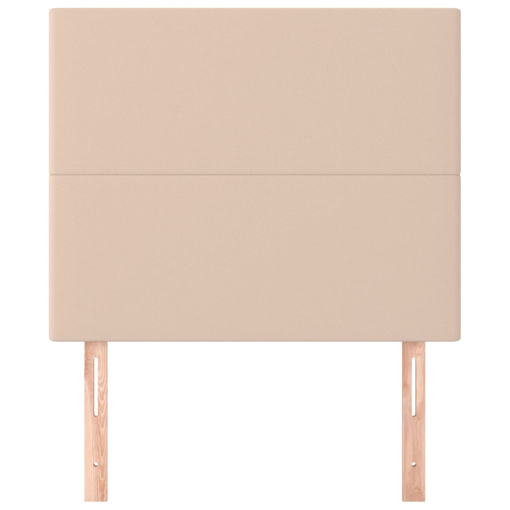 sengegavl Cappuccino 90x5x118/128 cm kunstlæder