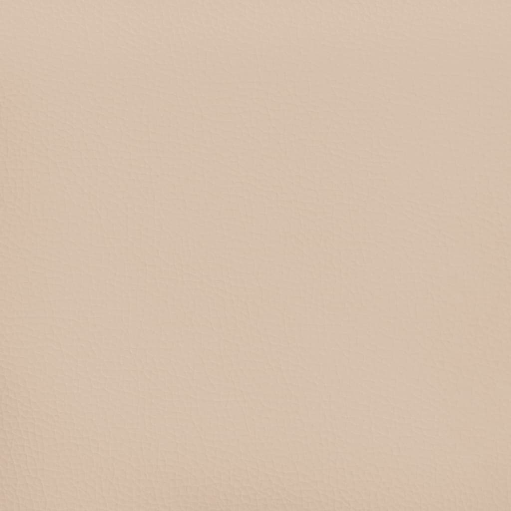 sengegavl Cappuccino 200x5x118/128 cm kunstlæder
