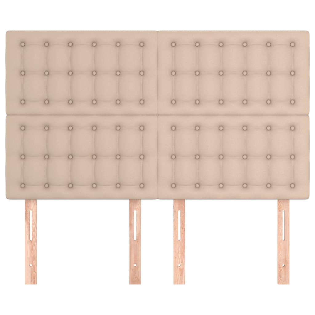 sengegavl Cappuccino 144x5x118/128 cm kunstlæder