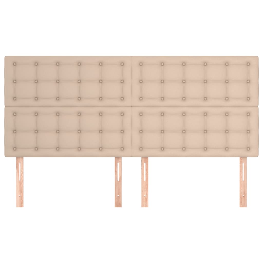 sengegavl Cappuccino 160x5x118/128 cm kunstlæder