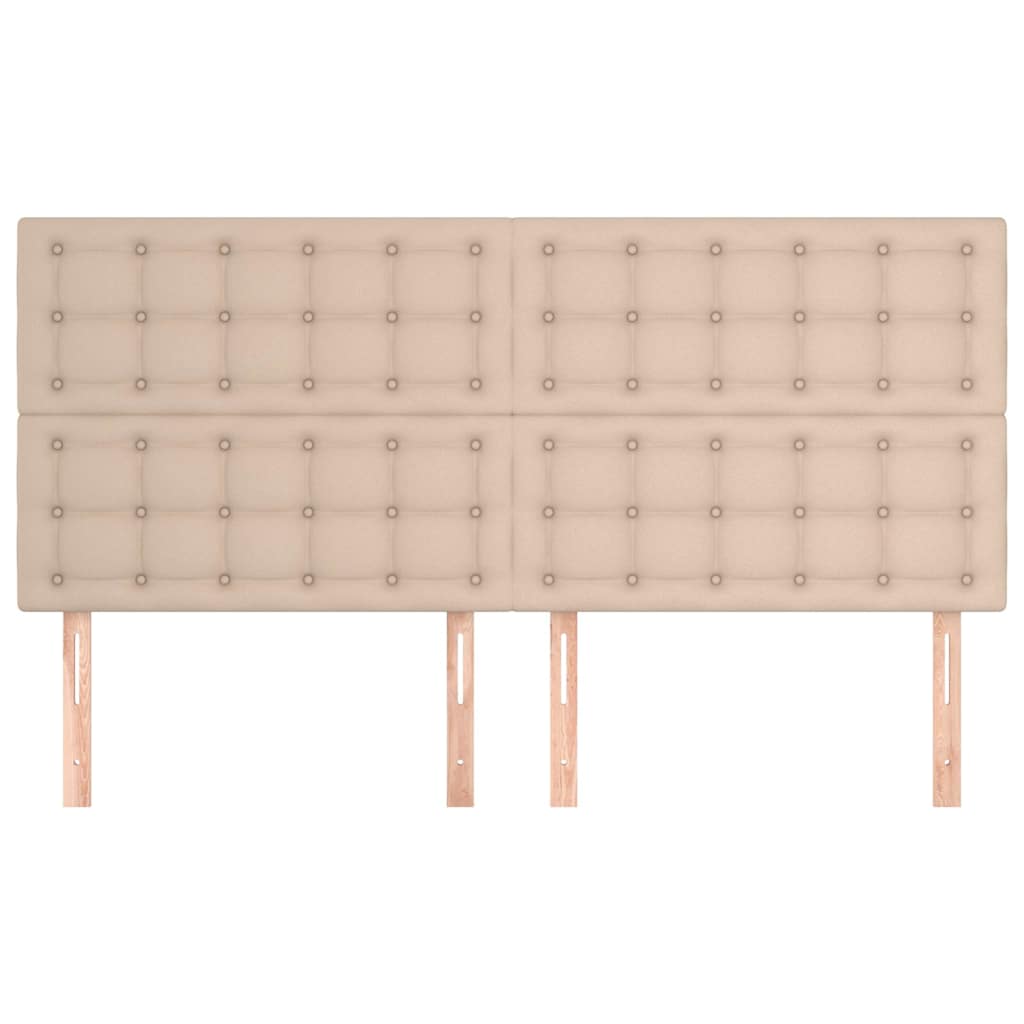 sengegavl Cappuccino 180x5x118/128 cm kunstlæder