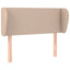 sengegavl med kanter 103x23x78/88 cm kunstlæder cappuccino