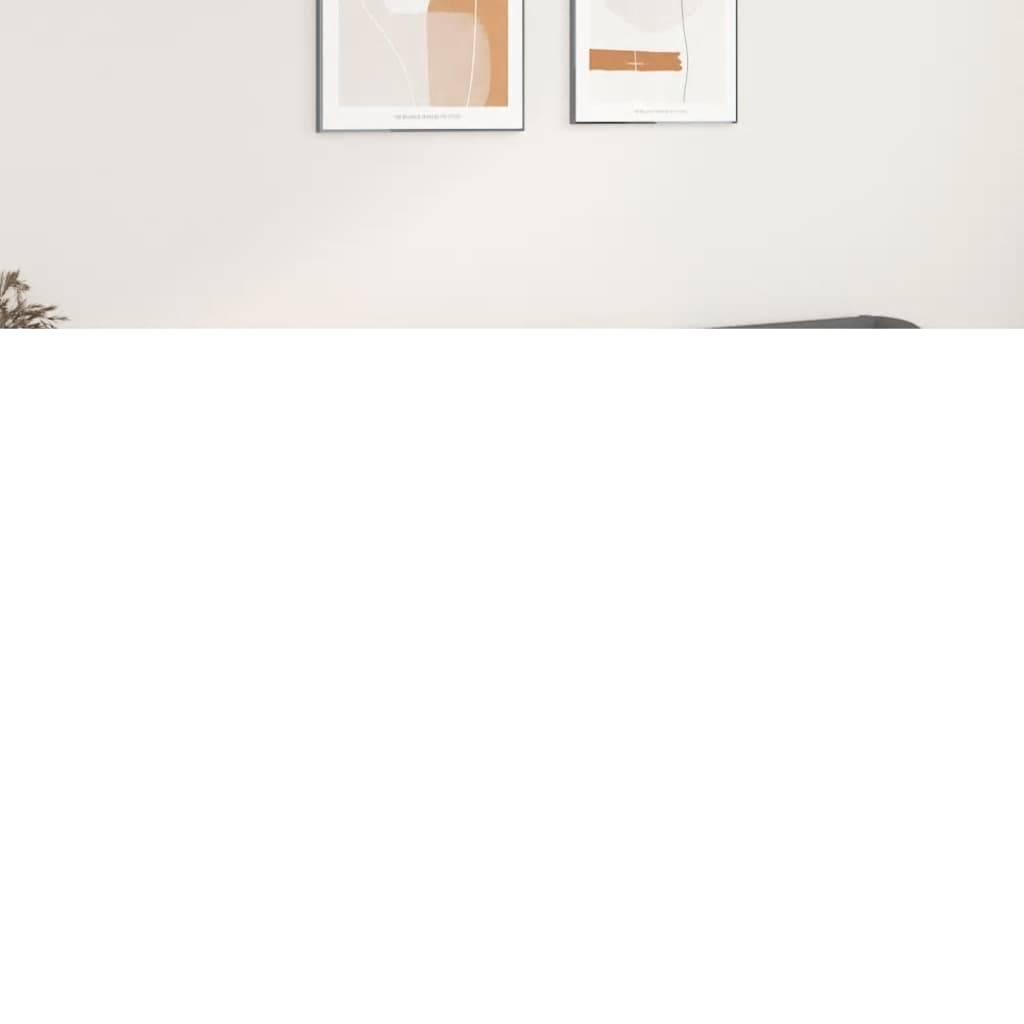 sengegavl med kanter 203x23x78/88 cm kunstlæder grå