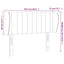 sengegavl med kanter 103x23x78/88 cm fløjl sort