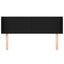 sengegavl med kanter 147x16x78/88 cm stof sort