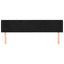 sengegavl med kanter 203x16x78/88 cm fløjl sort