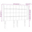 sengegavl med kanter 147x16x118/128 cm stof sort