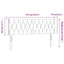 sengegavl med LED-lys 147x16x78/88 cm stof sort