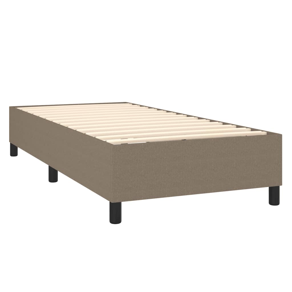 LED Box Spring Bed med hovedgærde Stof
