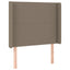 LED Box Spring Bed med hovedgærde Stof