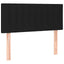 kontinentalseng med madras 80x200 cm stof sort