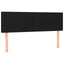 kontinentalseng med madras 140x190 cm stof sort
