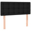 kontinentalseng med madras 90x200 cm stof sort