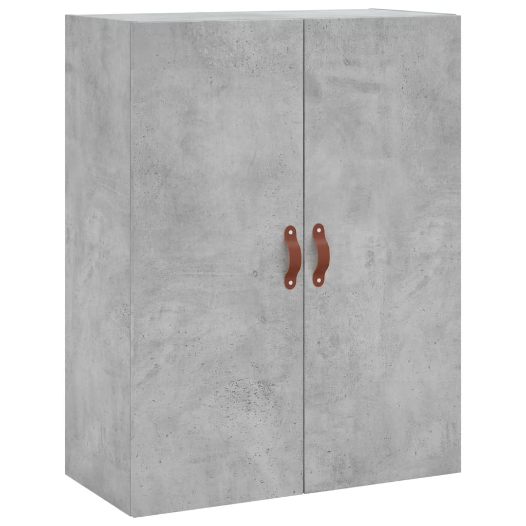 vægskabe 2 stk. 69,5x34x90 cm betongrå