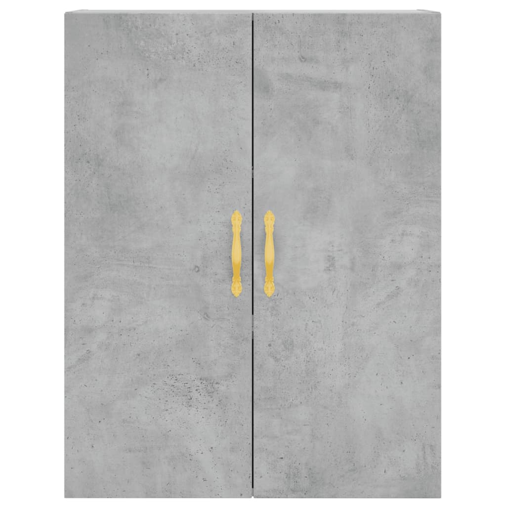 vægskabe 2 stk. 69,5x34x90 cm betongrå