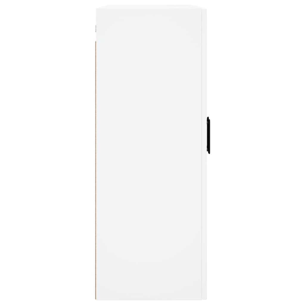 vægskabe 2 stk. 69,5x34x90 cm hvid