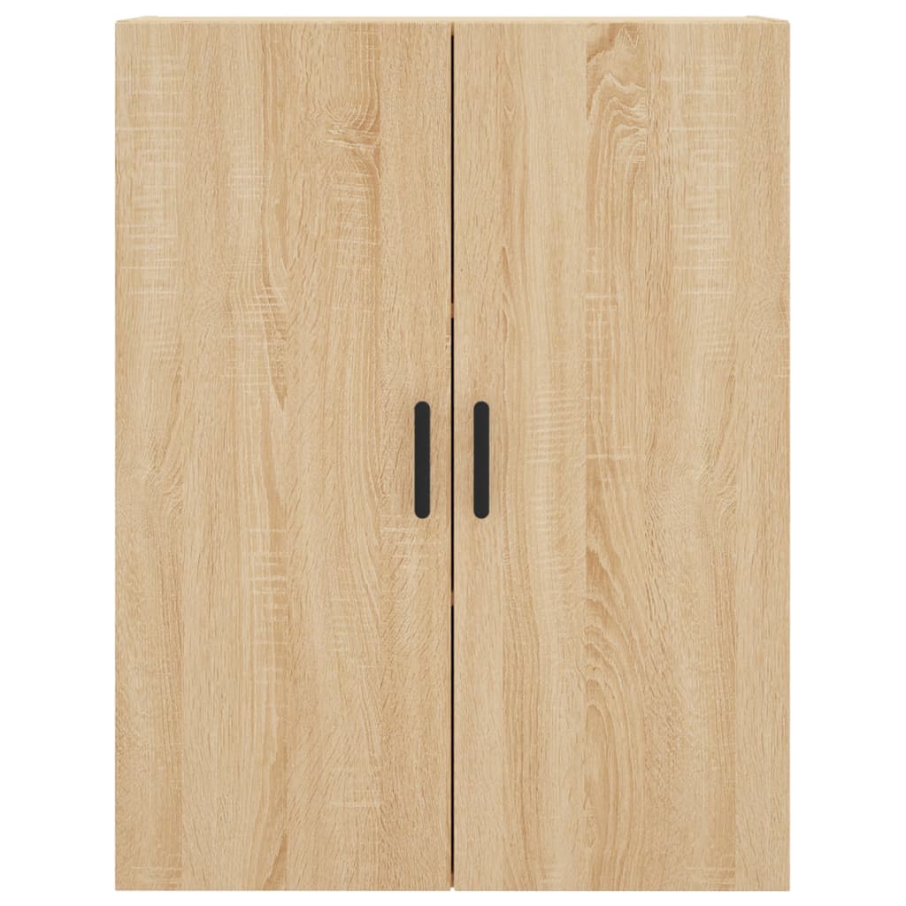 højskab 69,5x34x180 cm konstrueret træ sonoma-eg