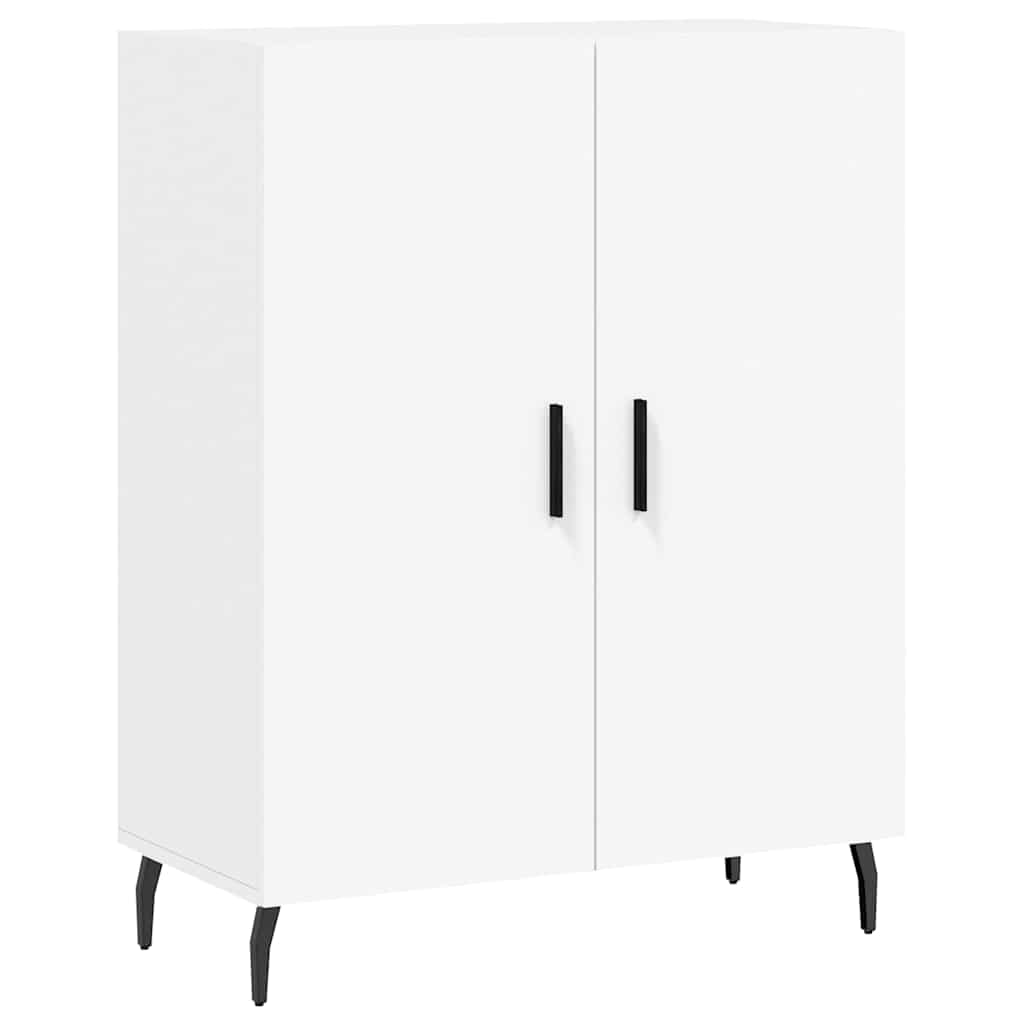 højskab 69,5x34x180 cm konstrueret træ hvid