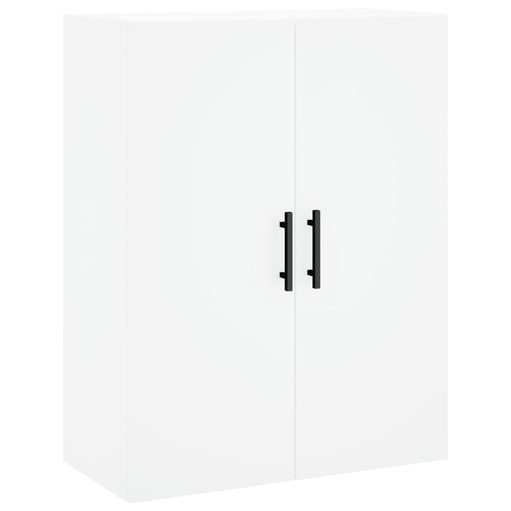 højskab 69,5x34x180 cm konstrueret træ hvid