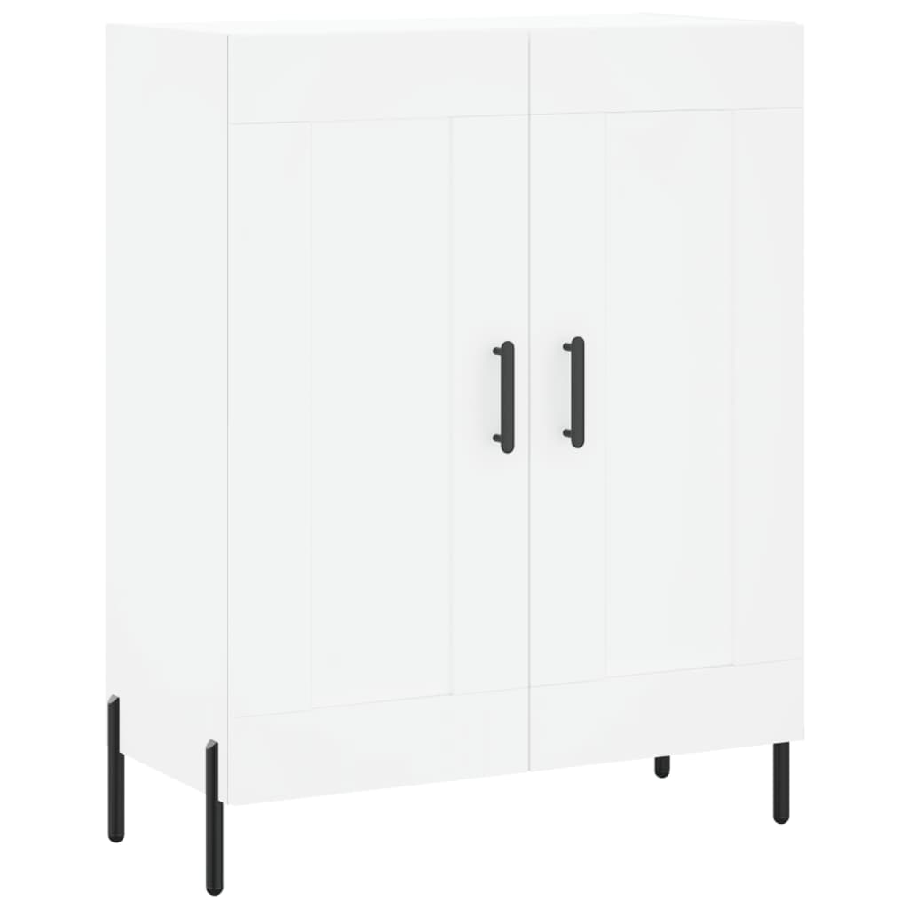 højskab 69,5x34x180 cm konstrueret træ hvid