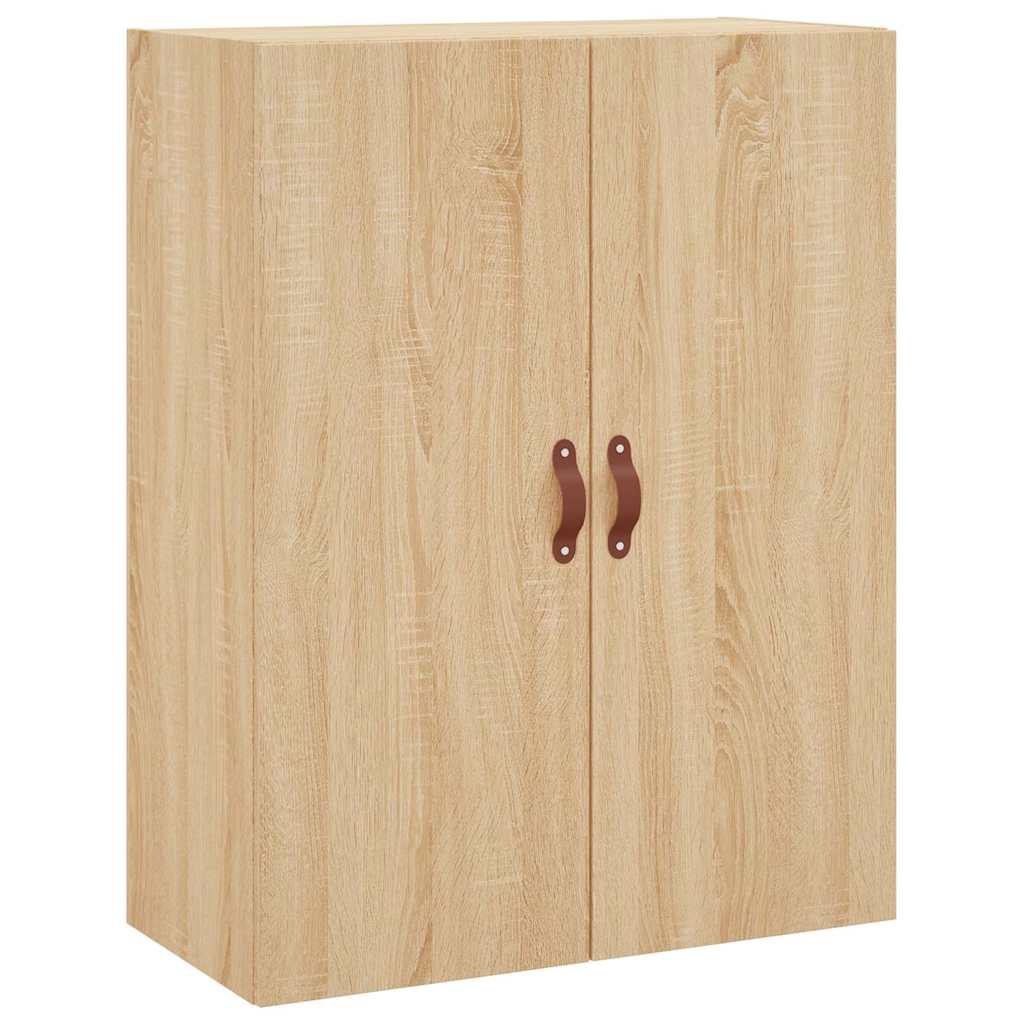 højskab 69,5x34x180 cm konstrueret træ sonoma-eg