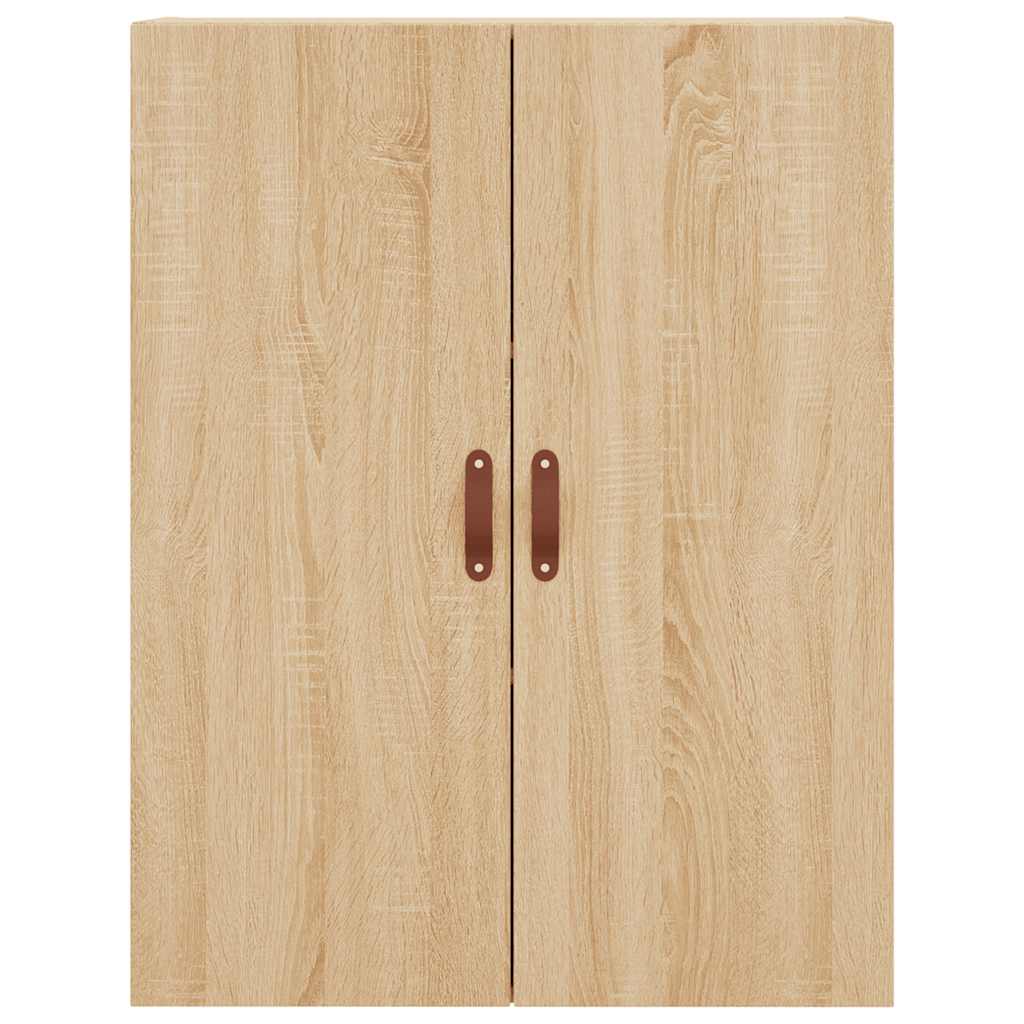 højskab 69,5x34x180 cm konstrueret træ sonoma-eg