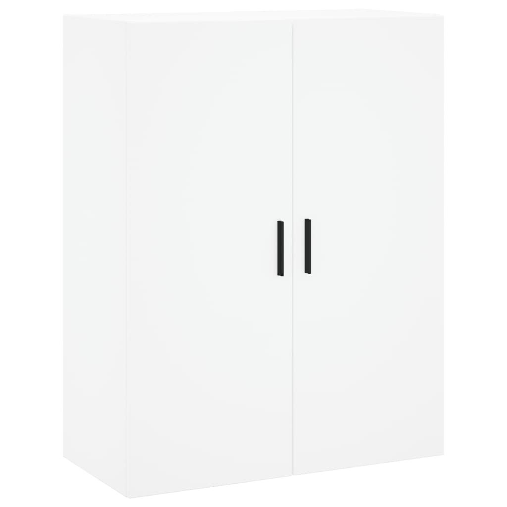 højskab 69,5x34x180 cm konstrueret træ hvid