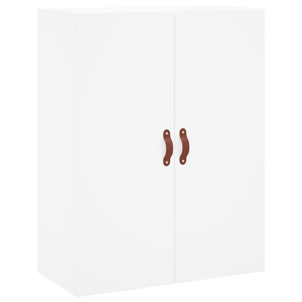 højskab 69,5x34x180 cm konstrueret træ hvid